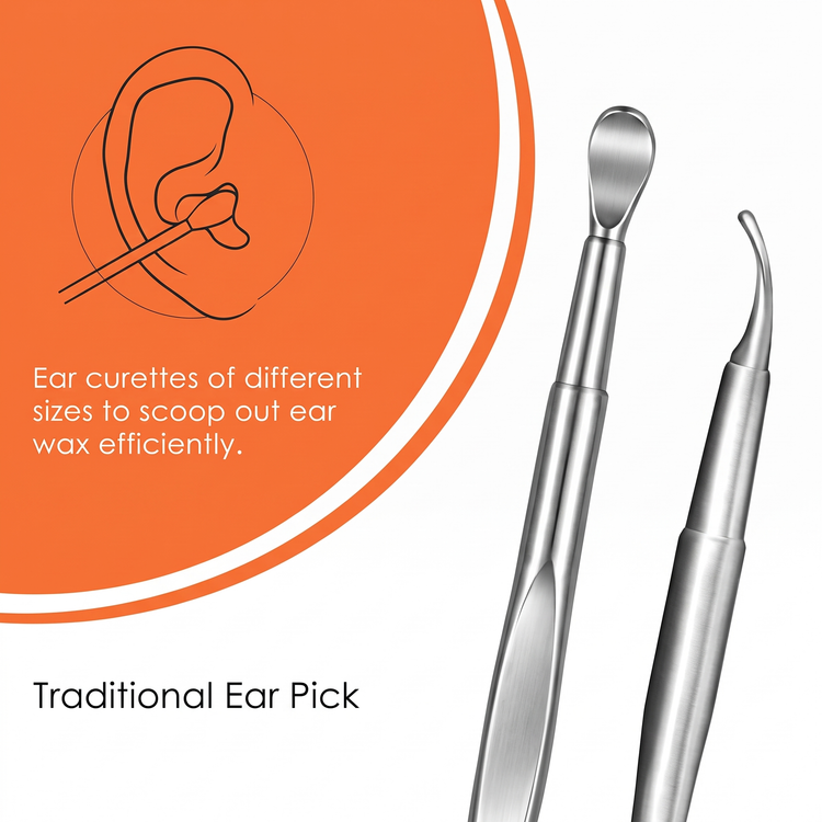Ear Wax Cleaner 6Pcs+LED Ear Cleaner, Ear Cleaning Tool